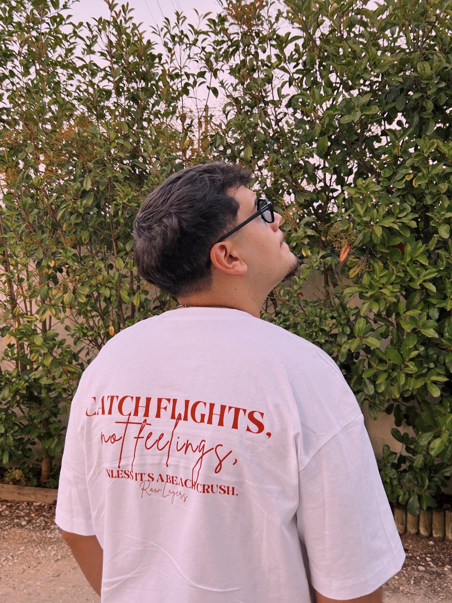 CATCH FLIGHTS WHITE TEE