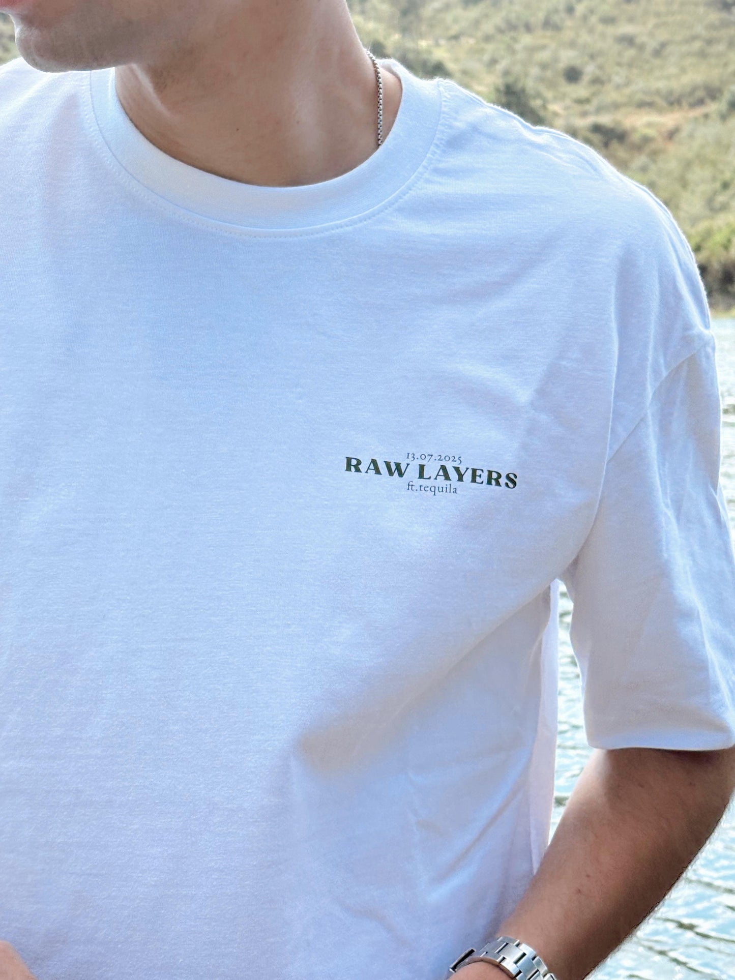 TEQUILA ADDICTED WHITE TEE