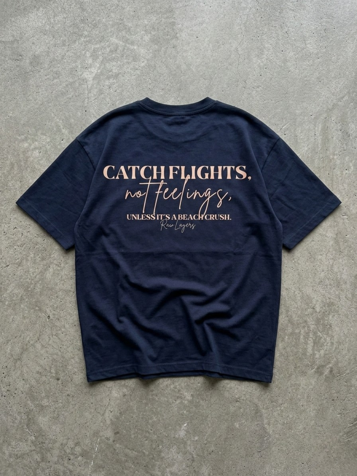 CATCH FLIGHTS NAVY TEE Novidades