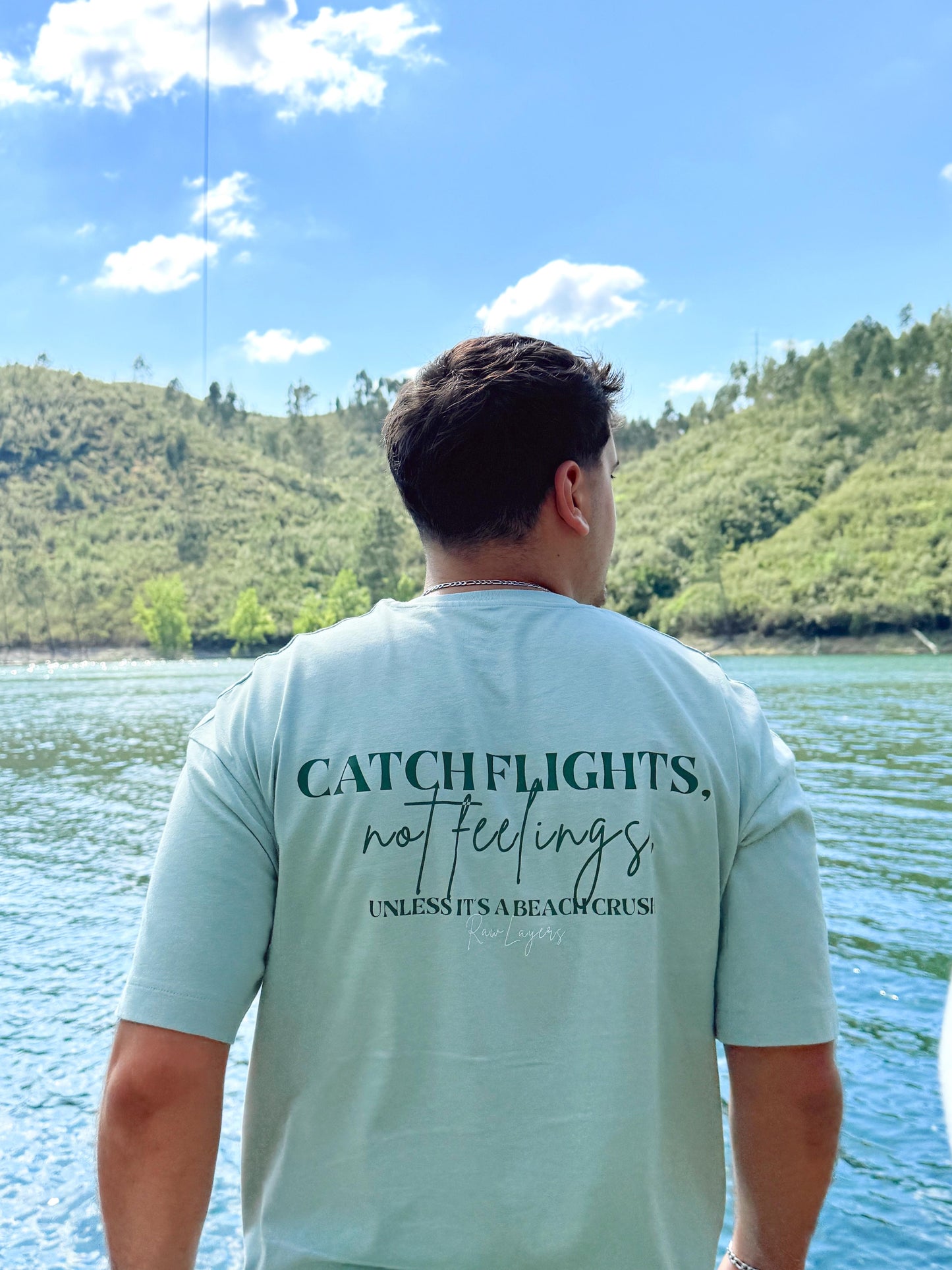 CATCH FLIGHTS SAGE TEE