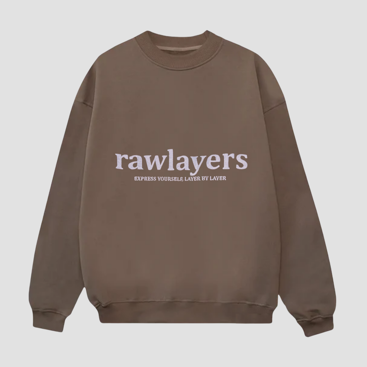 BASIC RAWLAYERS SWEATSHIRT DRIFTWOOD