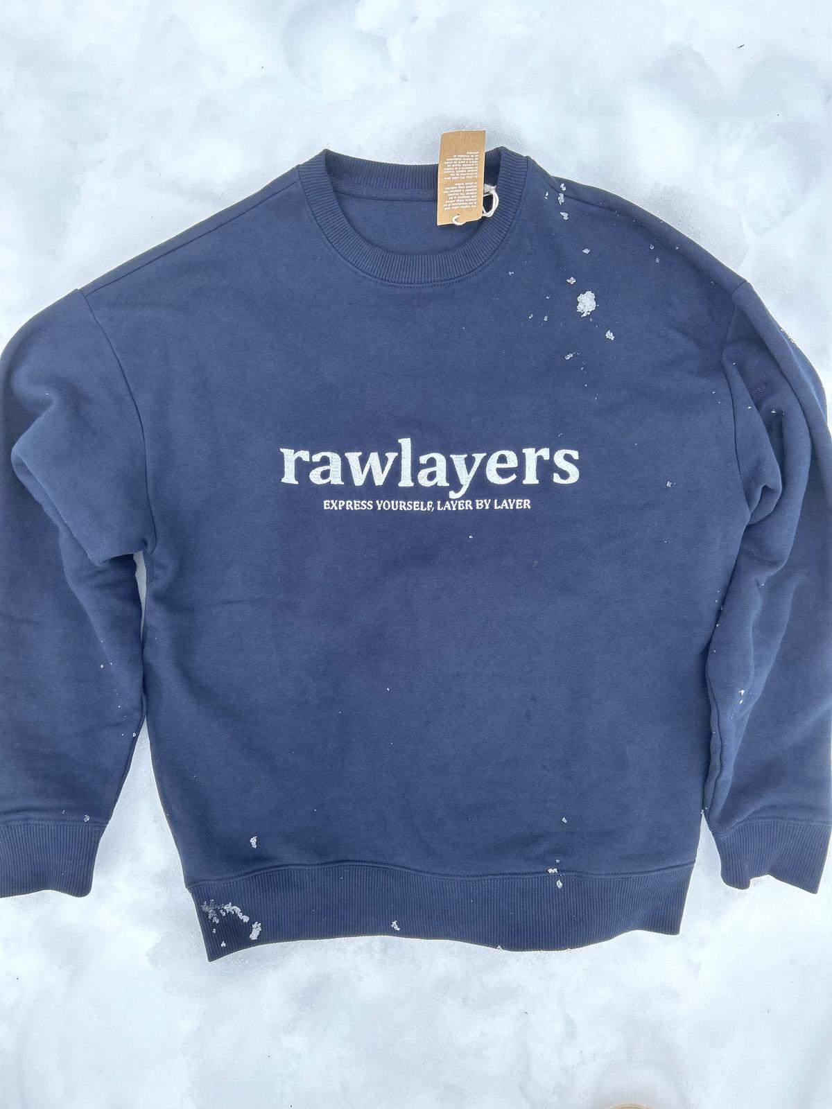 BASIC RAWLAYERS SWEATSHIRT NAVY