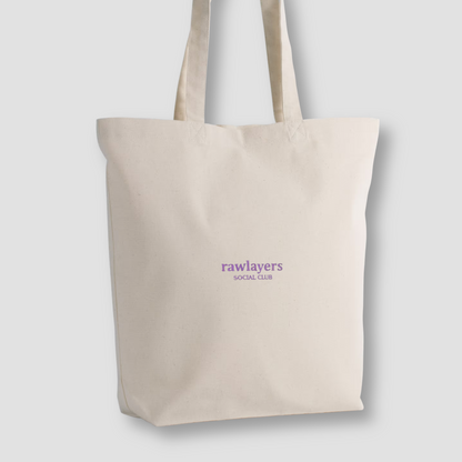 SOCIAL CLUB VIOLET TOTE BAG