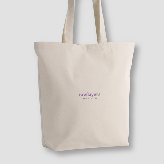 SOCIAL CLUB VIOLET TOTE BAG