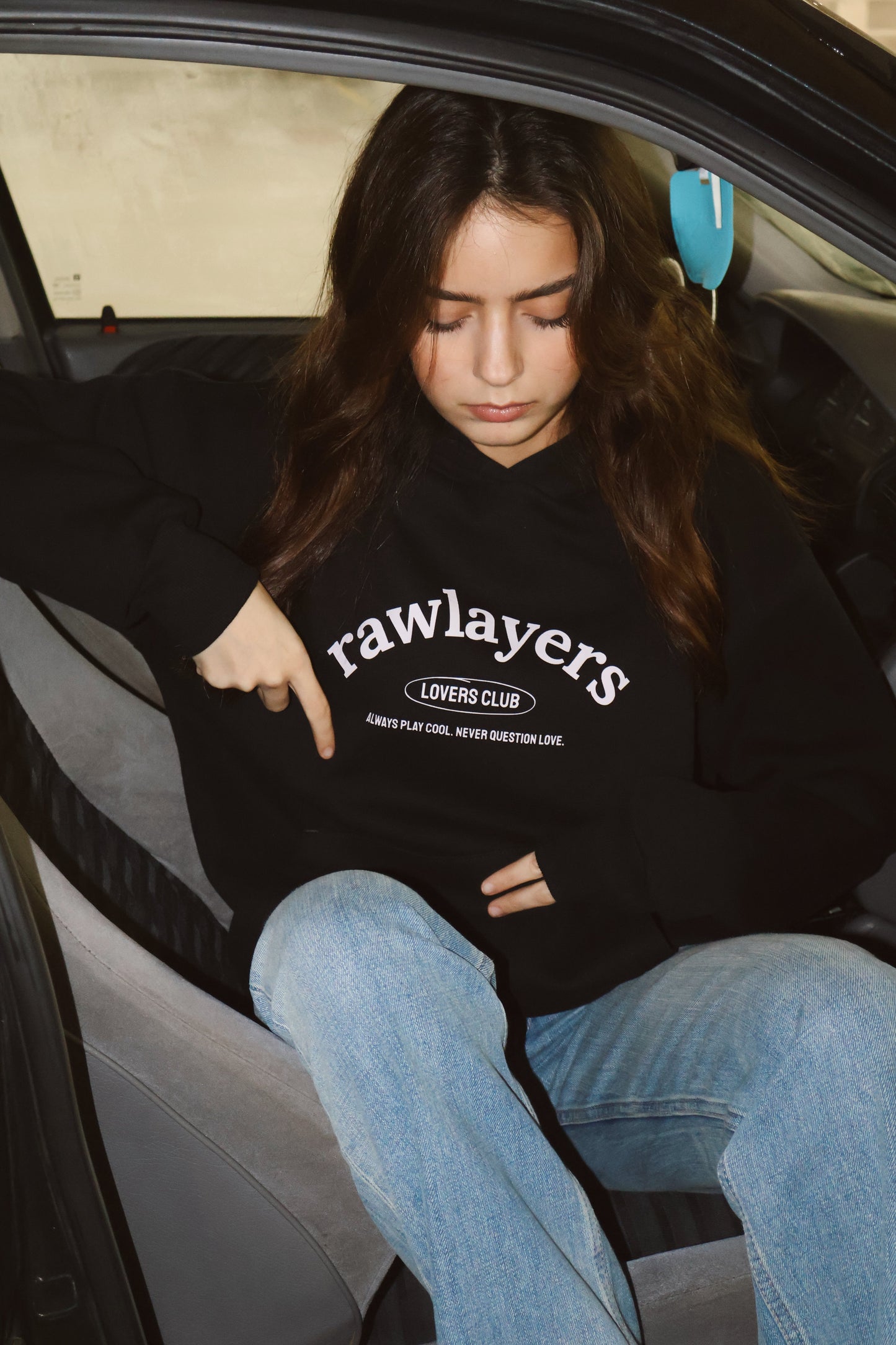 FOURTEEN/ TWO HOODIE BLACK Novidades