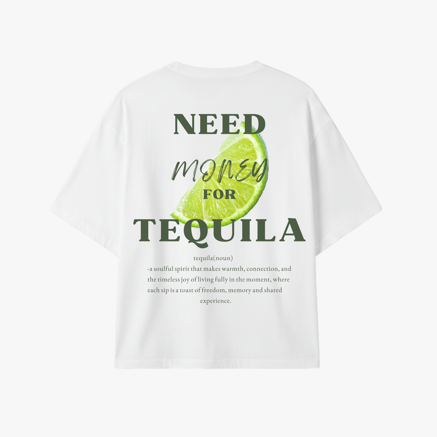 TEQUILA ADDICTED WHITE TEE