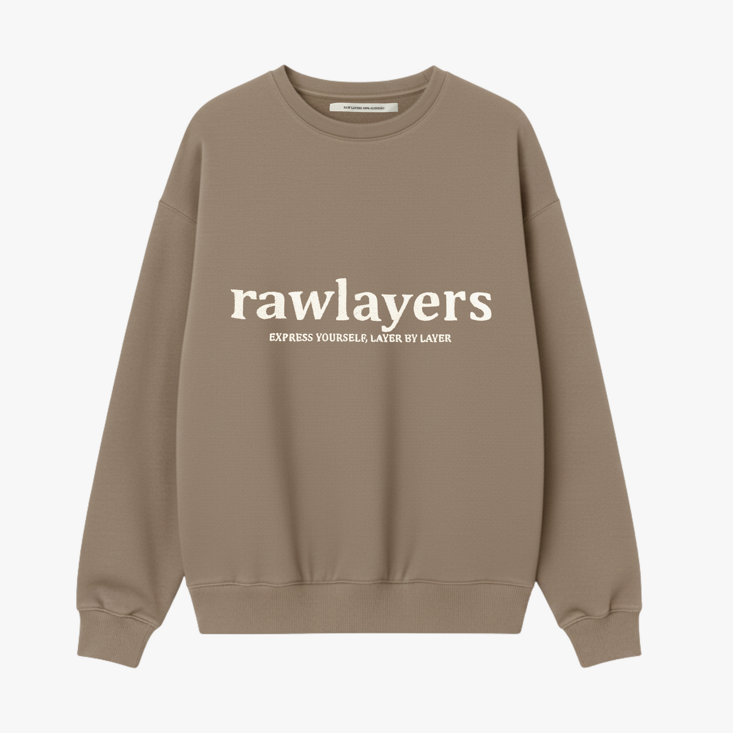 RAWLAYERS SWEATSHIRT DRIFTWOOD