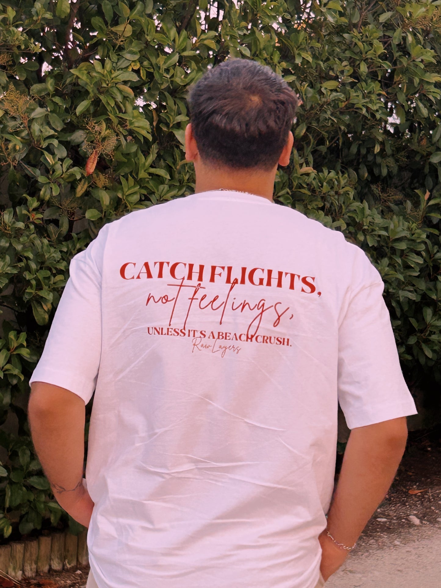 CATCH FLIGHTS WHITE TEE