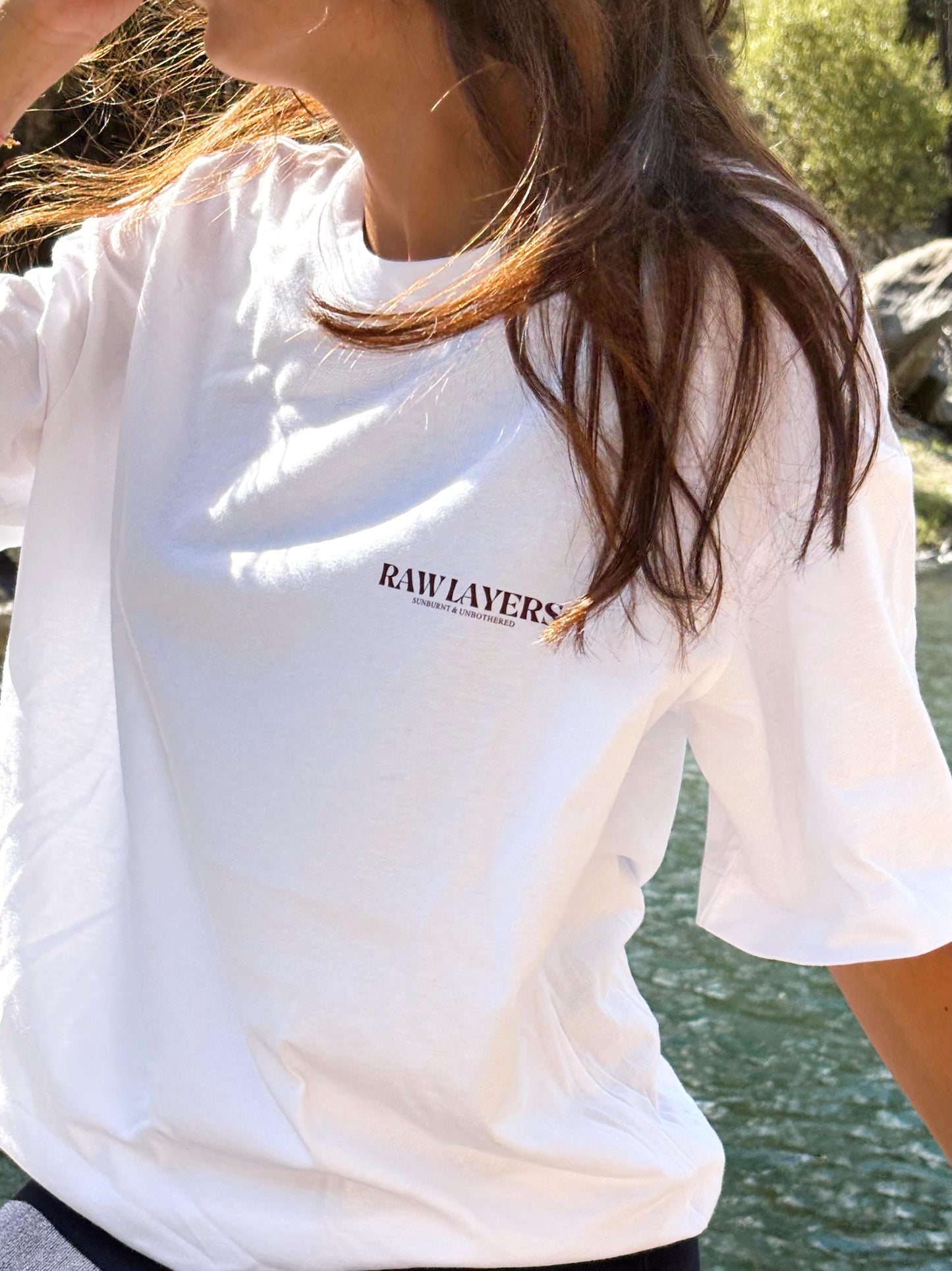 TOO HOT TO CARE CLUB WHITE TEE