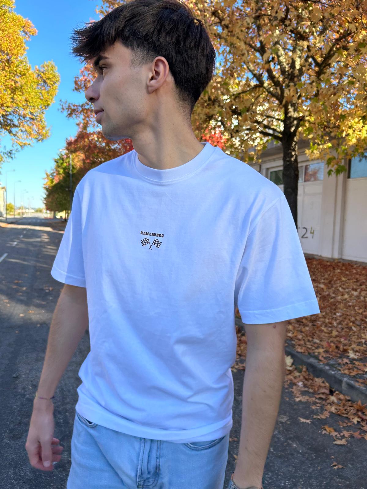 VINTAGE CRUSH RAWLAYERS WHITE TEE