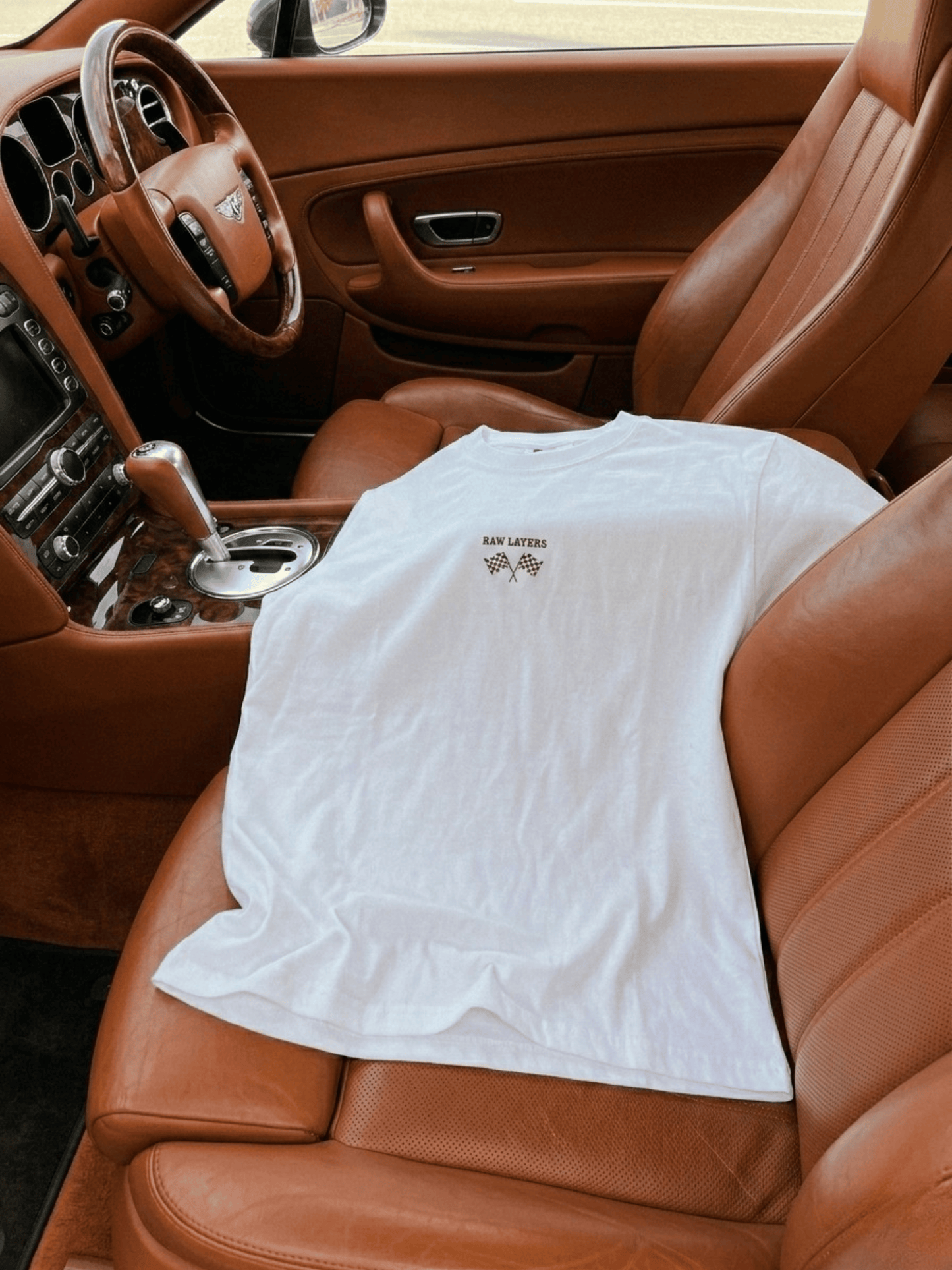 VINTAGE CRUSH RAWLAYERS WHITE TEE