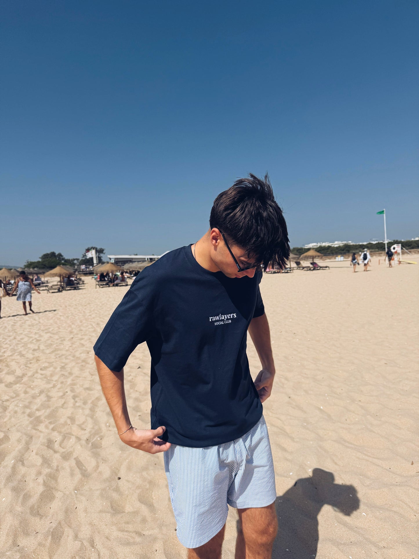 SOCIAL CLUB NAVY TEE