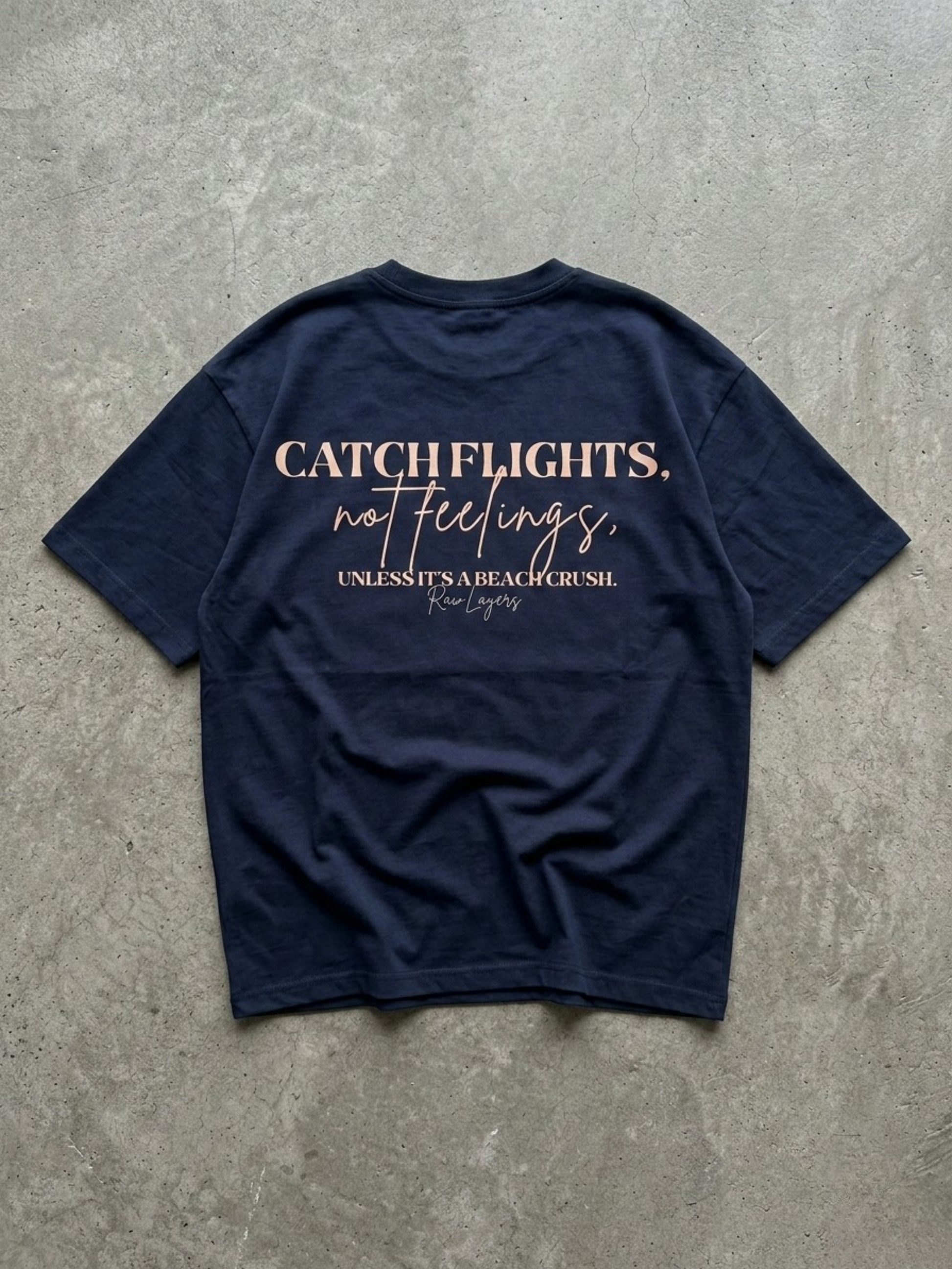 CATCH FLIGHTS NAVY TEE Novidades