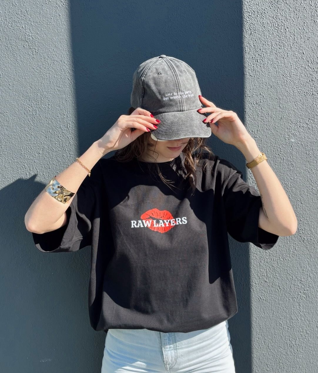 JUST BLESSED TEE BLACK