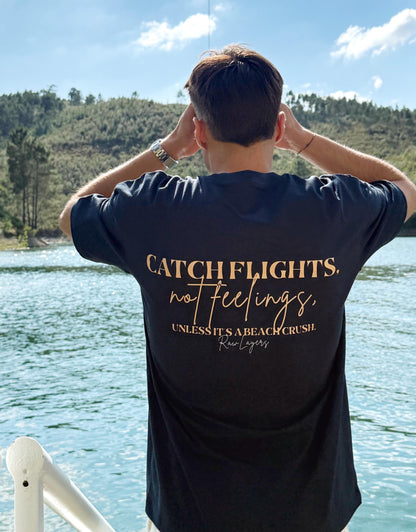 CATCH FLIGHTS NAVY TEE