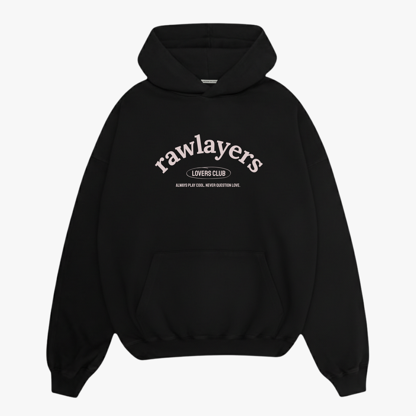 FOURTEEN/ TWO HOODIE BLACK Novidades