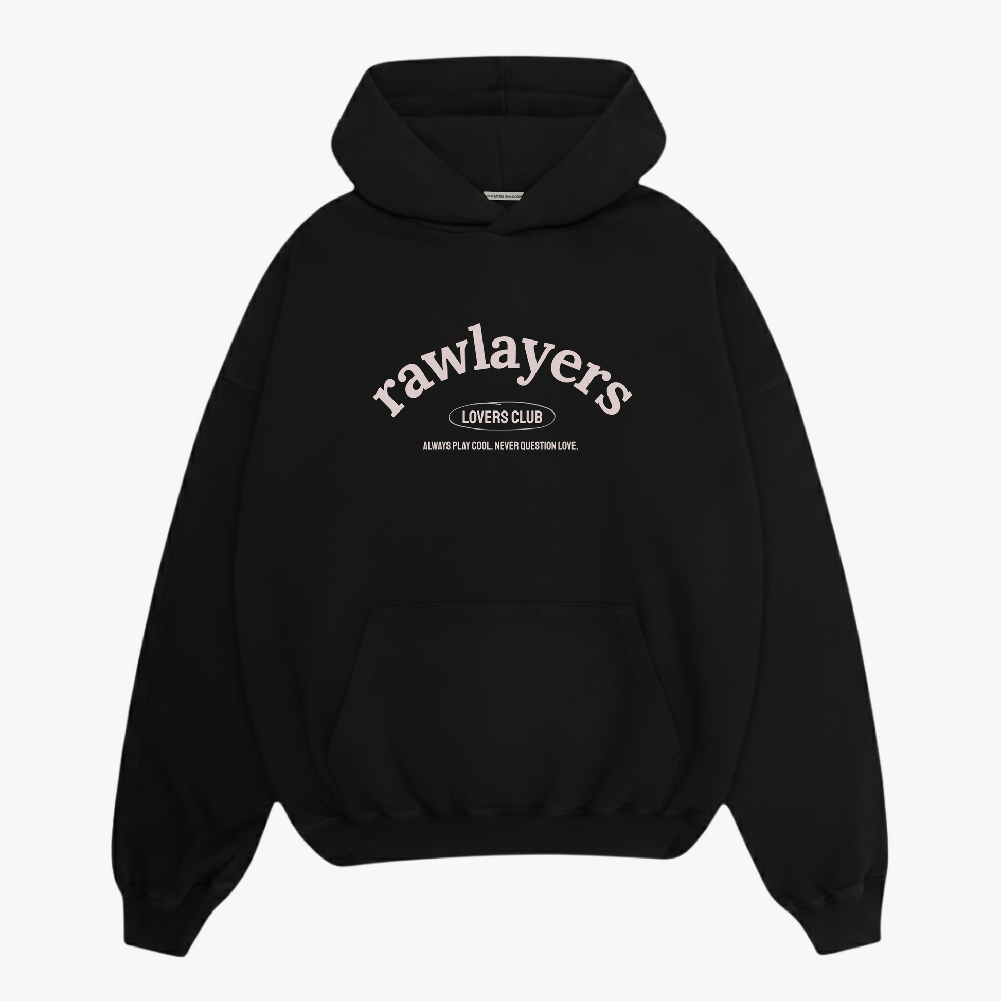 FOURTEEN/ TWO HOODIE BLACK Novidades