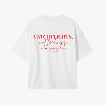 CATCH FLIGHTS WHITE TEE
