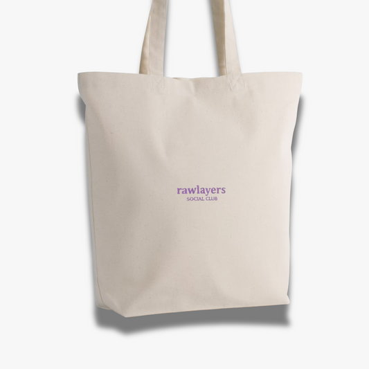SOCIAL CLUB VIOLET TOTE BAG