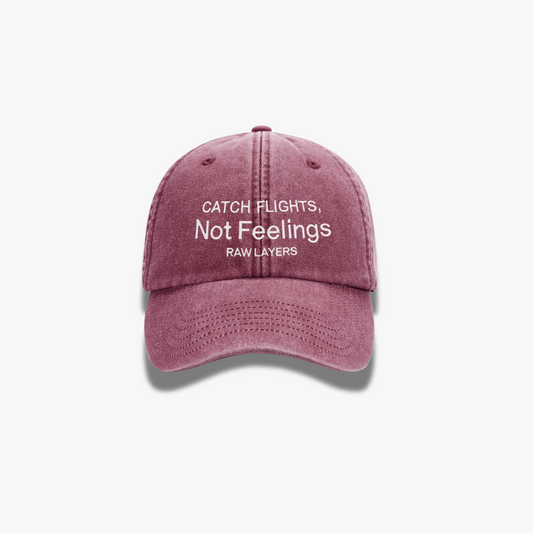 CATCH FLIGHTS HAT RED