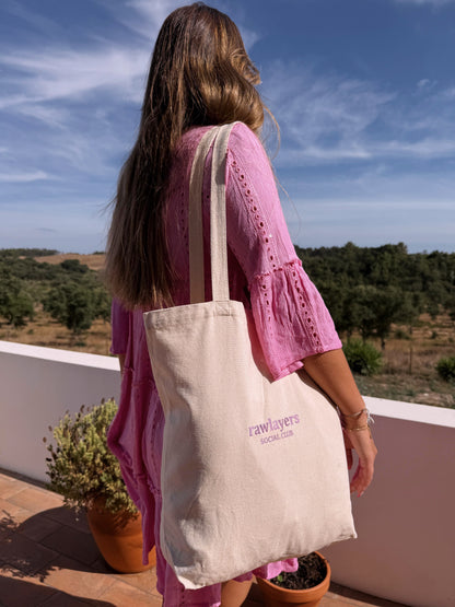 SOCIAL CLUB VIOLET TOTE BAG