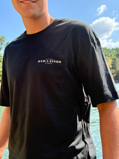 TEQUILA ADDICTED BLACK TEE