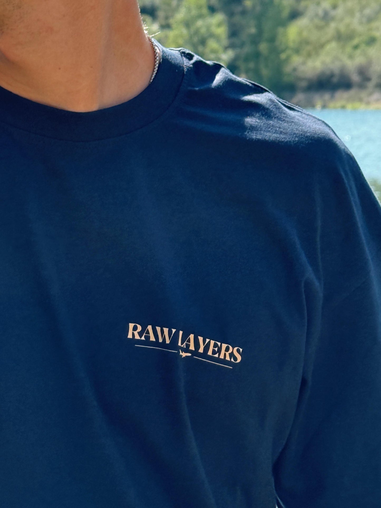 CATCH FLIGHTS NAVY TEE