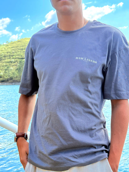 TEQUILA ADDICTED STORM GREY TEE