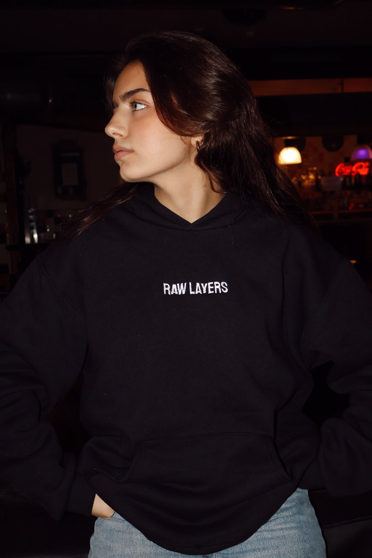 EVERYDAY CORE HOODIE BLACK Novidades