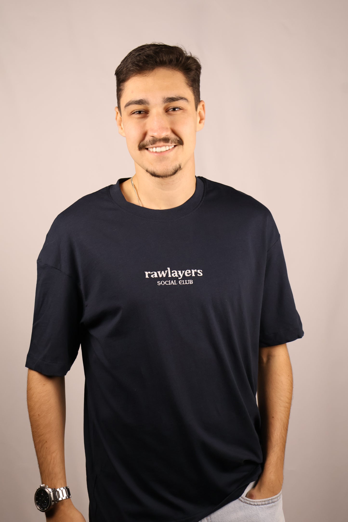 SOCIAL CLUB NAVY TEE