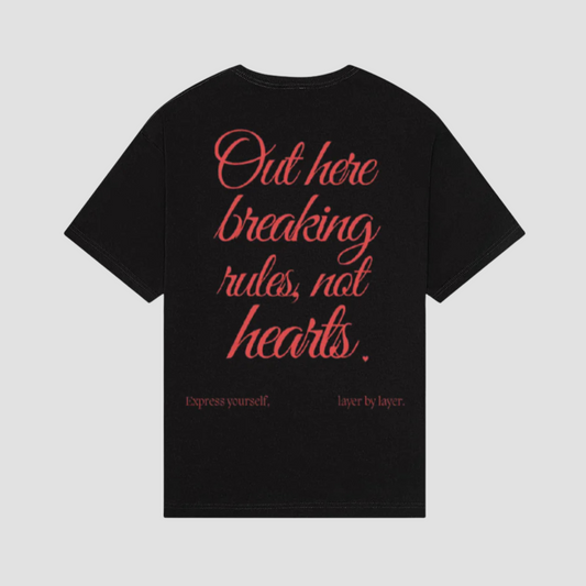 RULES BREAKER BLACK TEE