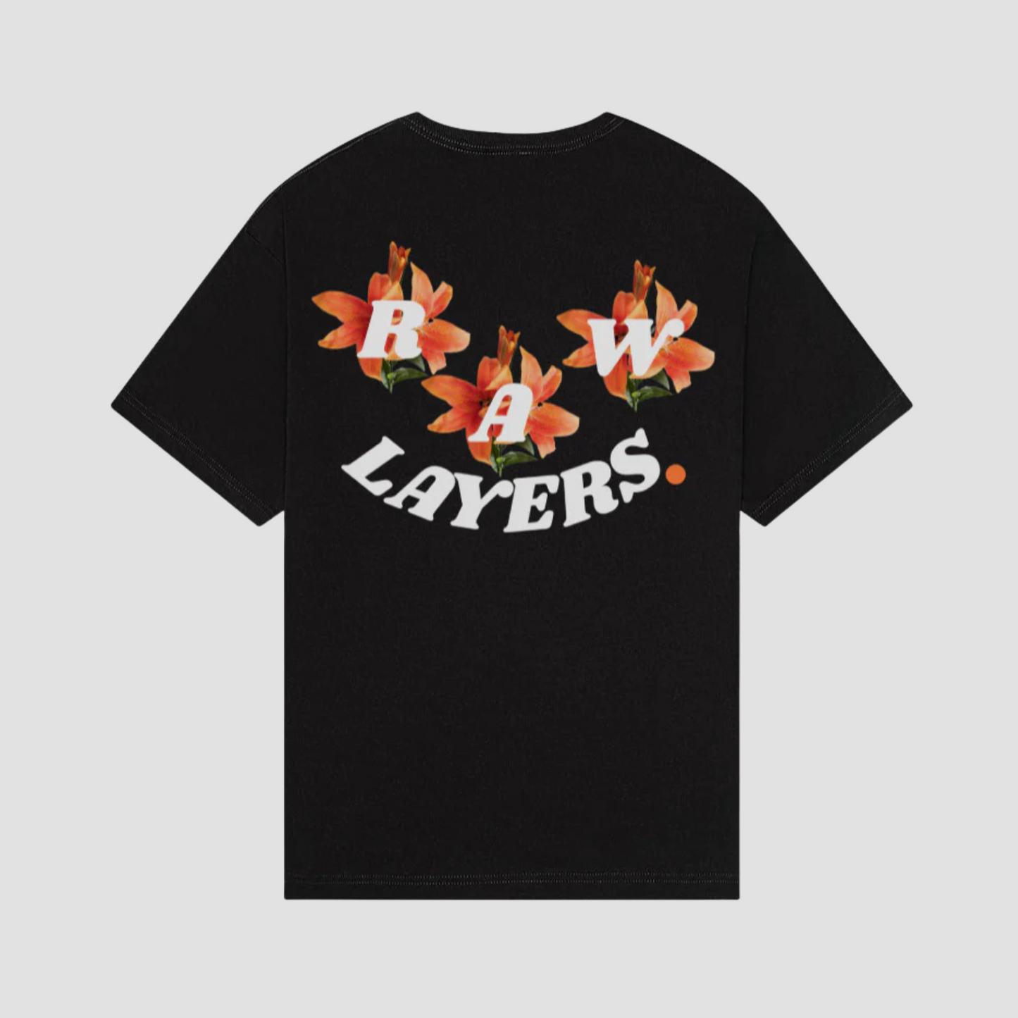 NO FLOWERS FOR YOU BLACK TEE