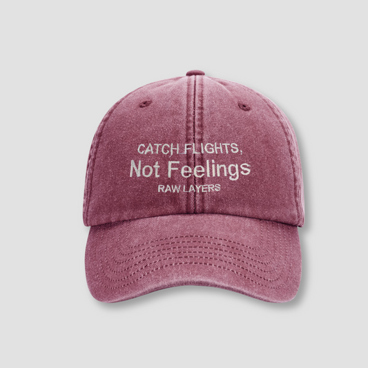 CATCH FLIGHTS HAT RED