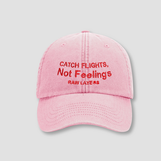 CATCH FLIGHTS HAT PINK
