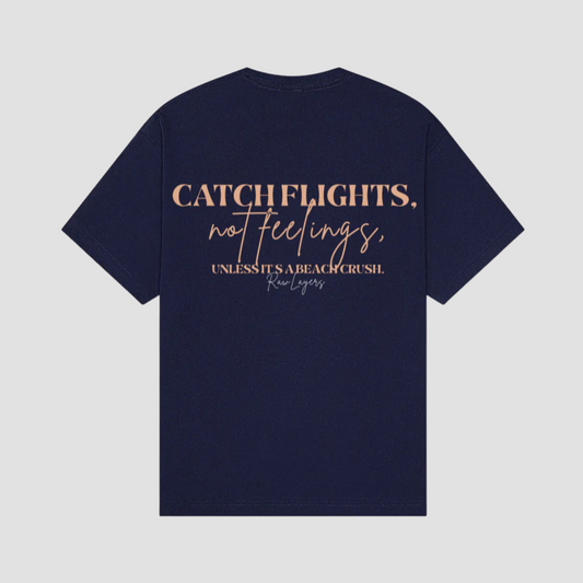 CATCH FLIGHTS NAVY TEE