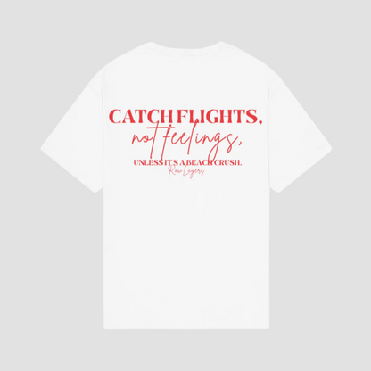 CATCH FLIGHTS WHITE TEE