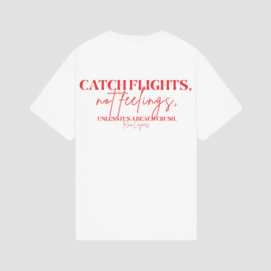 CATCH FLIGHTS WHITE TEE