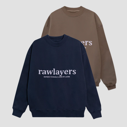BASIC RAWLAYERS SWEATSHIRT 2X PACK