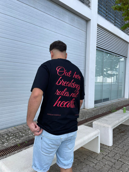 RULES BREAKER BLACK TEE