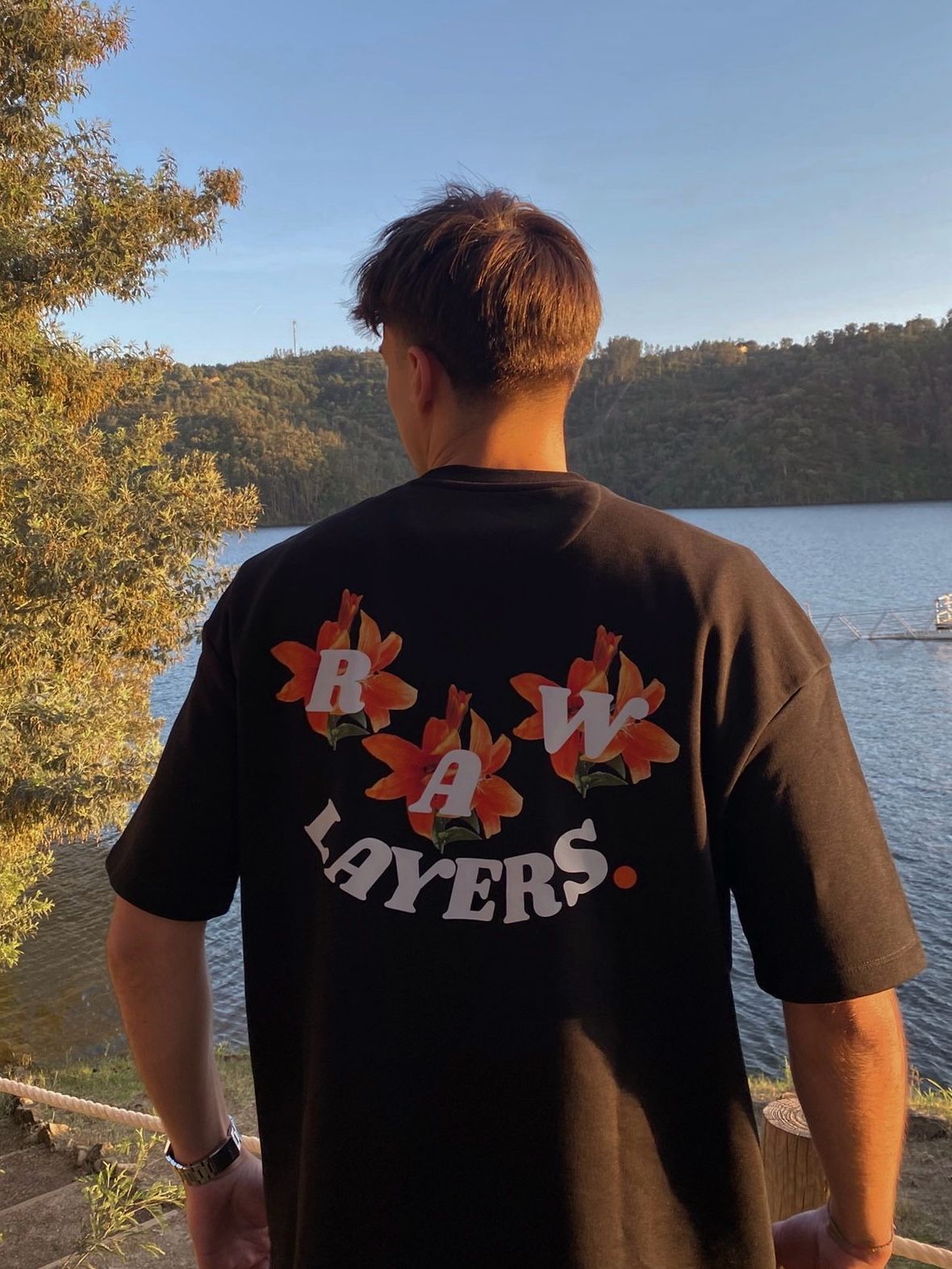 NO FLOWERS FOR YOU BLACK TEE